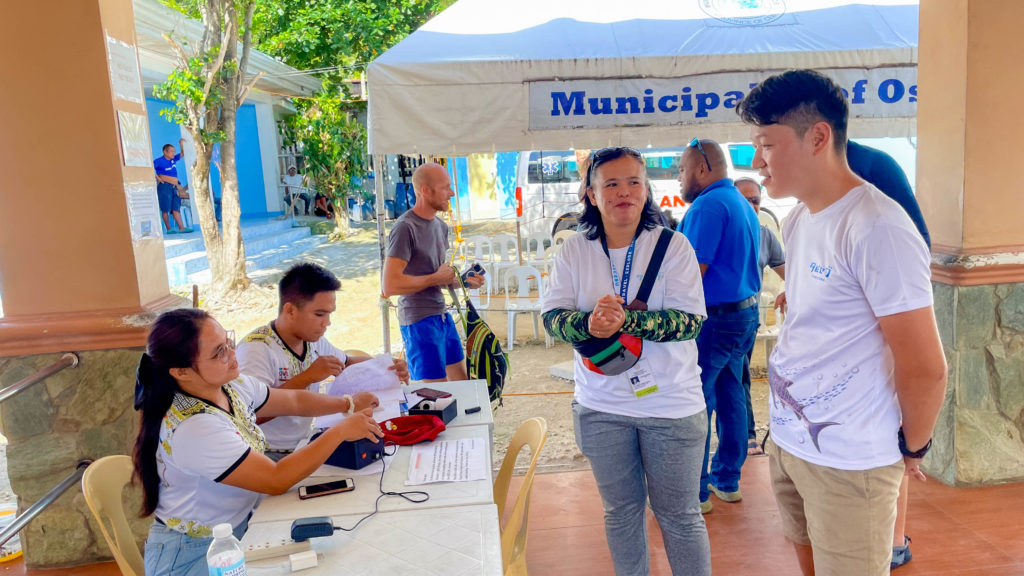 ジンベイザメ指導