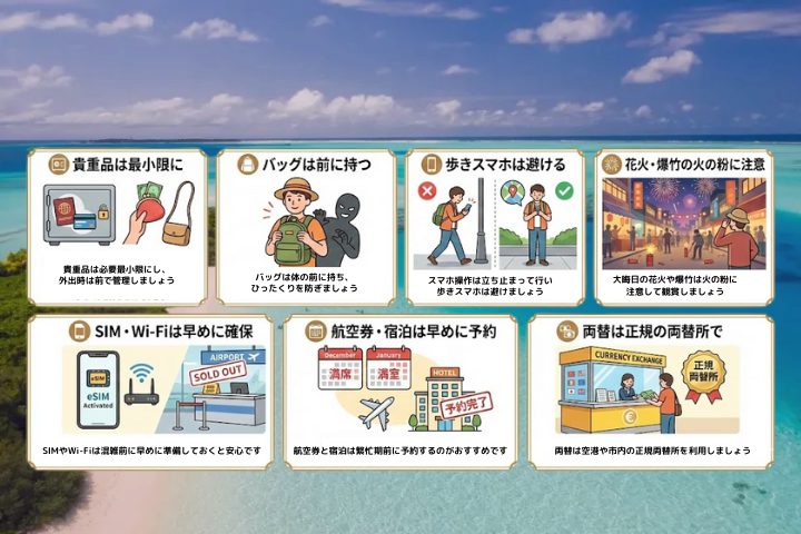 安全対策と準備 写真